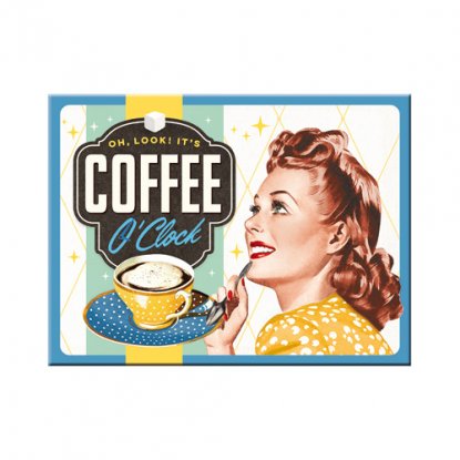 Magnet «Coffee o’clock» 6 x 8 cm