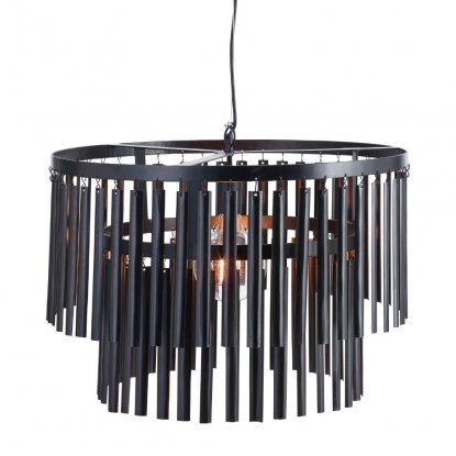 Marlow taklampe, svart, 60 cm – Pr Home