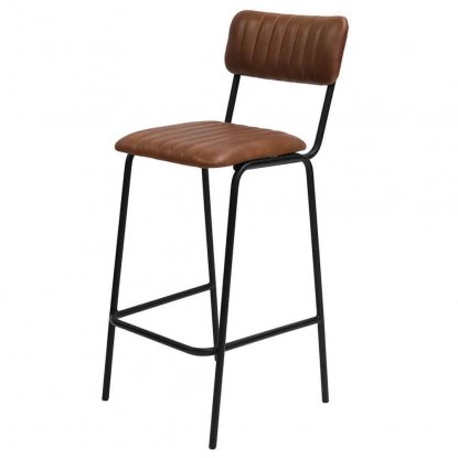 Barstol «Diner» med quiltet skinn fra Trademark Living