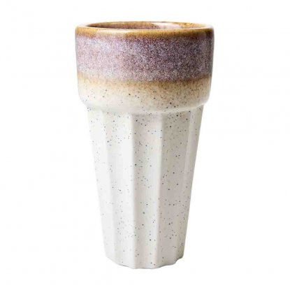 Costa kaffekopp, elfenben/sennepsgul