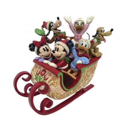 Disney-figur: Kalle og vennene i sleden