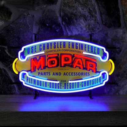 Neonskylt Mopar parts