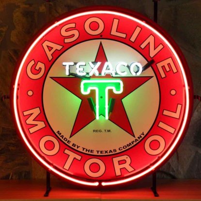 Neonskylt Texaco