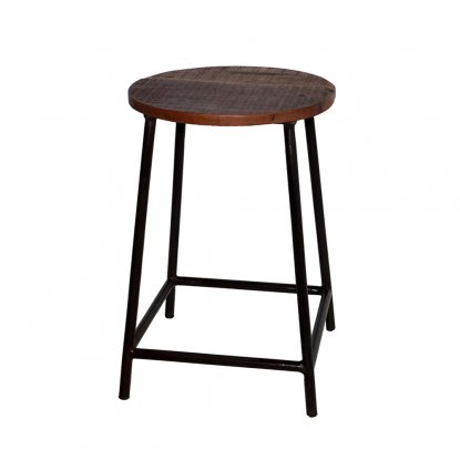 Jernkrakk med gjenvunnet tre – Trademark Living