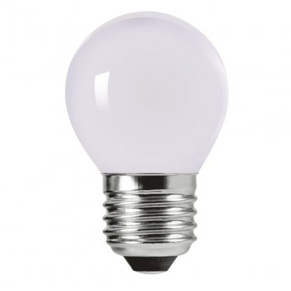 Lyskilde Perfect LED-kule, opal, Ø 4,5 cm, 2 W, E27
