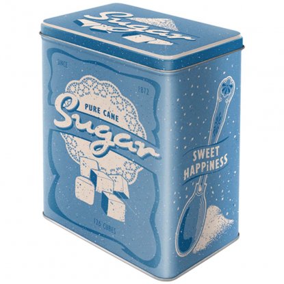 Metallbeholder med sukker, 3 liter