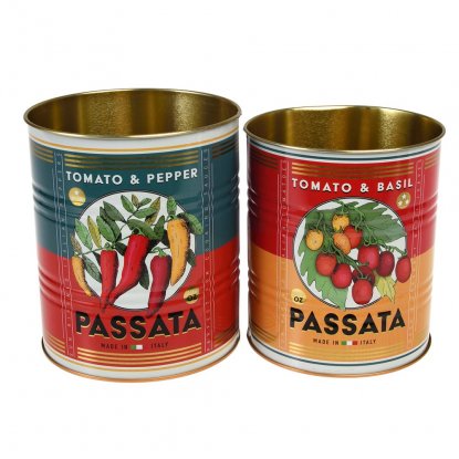 Krukke / blikkboks, 2-pakning Passata