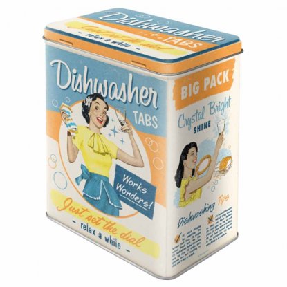 Oppvaskmiddelboks i retrostil, 3 liter