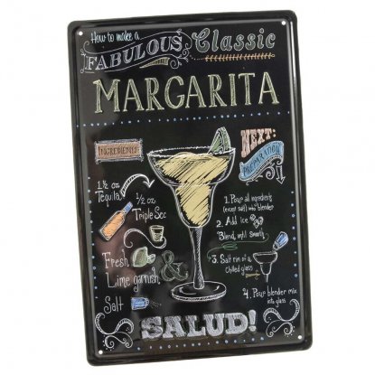 Metallskilt «Margarita»... 20 x 30 cm