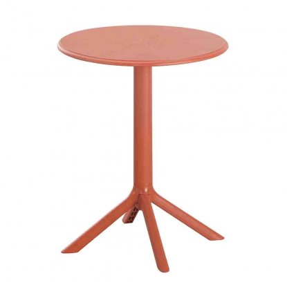Ravello-bord, Ø 60 cm, rustrød