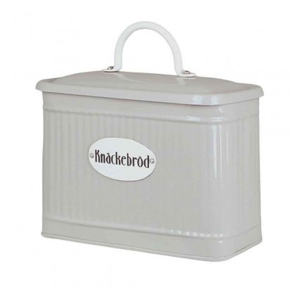 Retro knäckebrødskasse – Beige