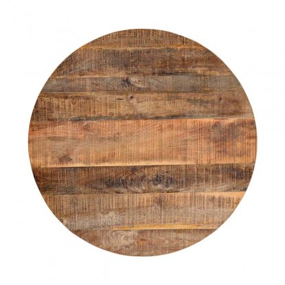 Rund bordplate i mangotre, Ø 70 cm