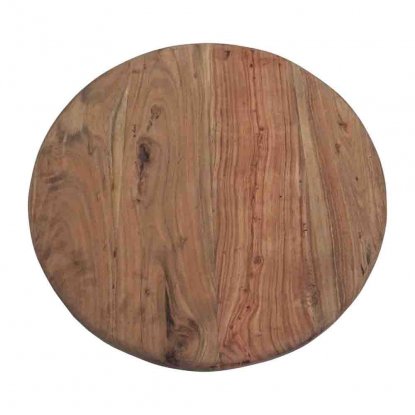 Rund bordplate i tre, Ø 70 cm