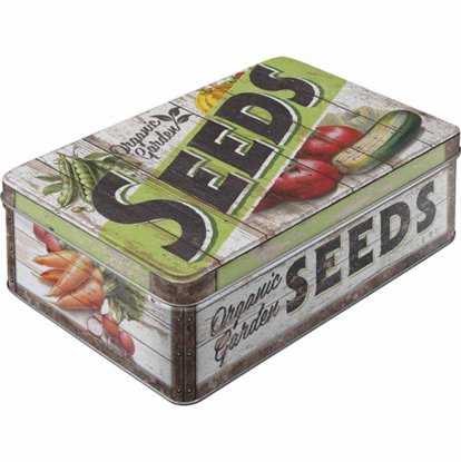 Flat metallboks Seeds