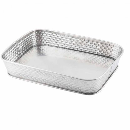 Serveringsbrett i rustfritt stål fra TableCraft