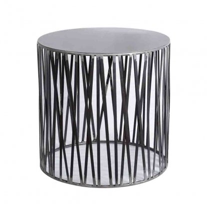 Sylindrisk sidebord/kurv i jern fra Trademark Living