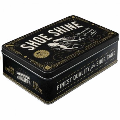 Flat metallboks «Shoe shine»