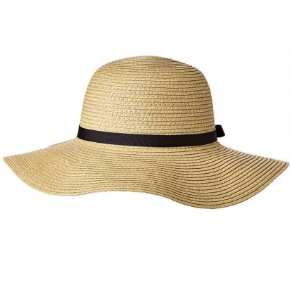 Solhatt med bånd