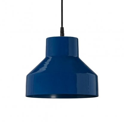 Solo taklampe, blank blå, 26 cm – Pr Home