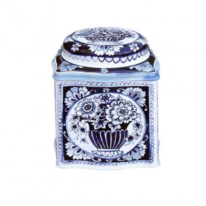 Teburk Nostalgia Blå med blomster 200 gram