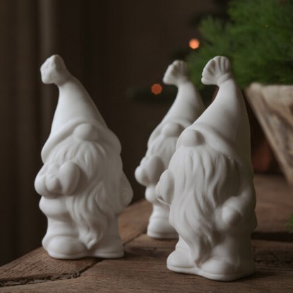 Tomte matt vit keramik