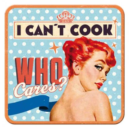 Glassunderlag «can’t cook»