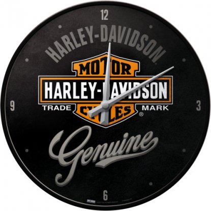 Harley Davidson veggklokke, 31 cm