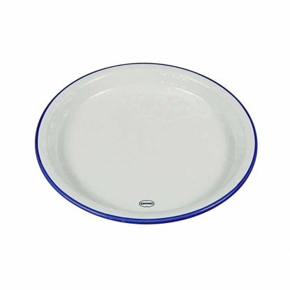 Retro-tallerken Cabanaz 22 cm – Hvit