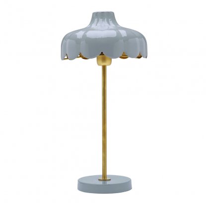 Wells bordlampe Blå/gull 50 cm - Pr Home