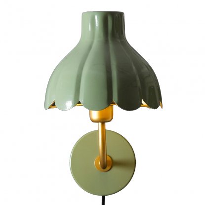 Wells vegglampe Mossa/gull 21 cm – Pr Home