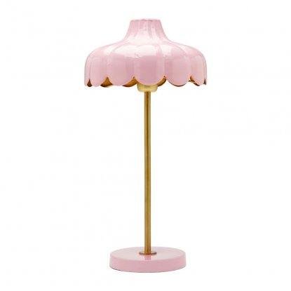 Wells bordlampe Rosa/gull 50 cm – Pr Home