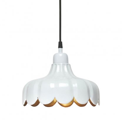 Wells tak-/vinduslamell, hvit/gull, 24 cm – Pr Home
