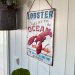 Plateskilt «Lobster» med oppheng, 28 x 40 cm