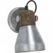 Industriell vegglampe Ashby Spotlight, blek sølv – Pr Home
