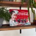 Coca-Cola 1960 servitrise-plakett 30 x 40 cm