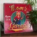 Veggdekorasjon av metall, Moms, Garage, 40 x 40 cm