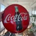 Rund metallskilt med Coca-Cola-motiv, Ø 35 cm