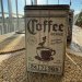 Kaffeboks «Coffee sack» med trykknapp