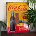 «Coca-Cola yellow in bottles»-skilt, 30 x 40 cm