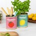 Krukke / blikkboks, 2-pakning, Lemons N Tomato