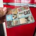 Magnetsett «Retro Happy Cat» – 9 små magneter