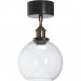 Omega taklampe svart/messing klar – Pr Home