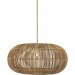 Zuri taklampe, håndflettet naturrotting, 61 cm – Pr Home