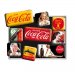 Magnetsett «Yellow Coca-Cola» – 9 små magneter