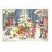 Gammeldags adventskalender i A4-format med juletre