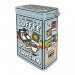 Blikkbeholder «All I need is coffee» med trykknapp