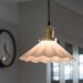August vinduslampe Opal, bølget, 25 cm – Pr Home