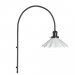 August vegglampe Opal Veckad 25 cm – Pr Home