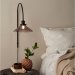 August vegglampe, svart, 25 cm – Pr Home