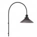 August vegglampe, svart, 25 cm – Pr Home